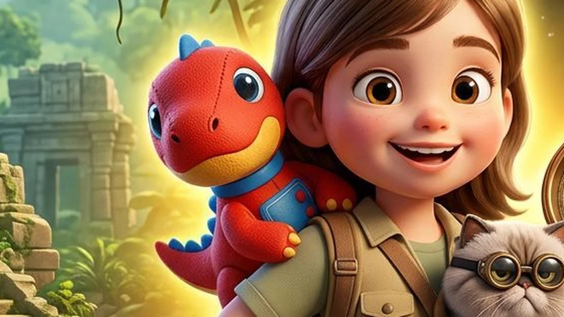 Dino as a ToonBee character