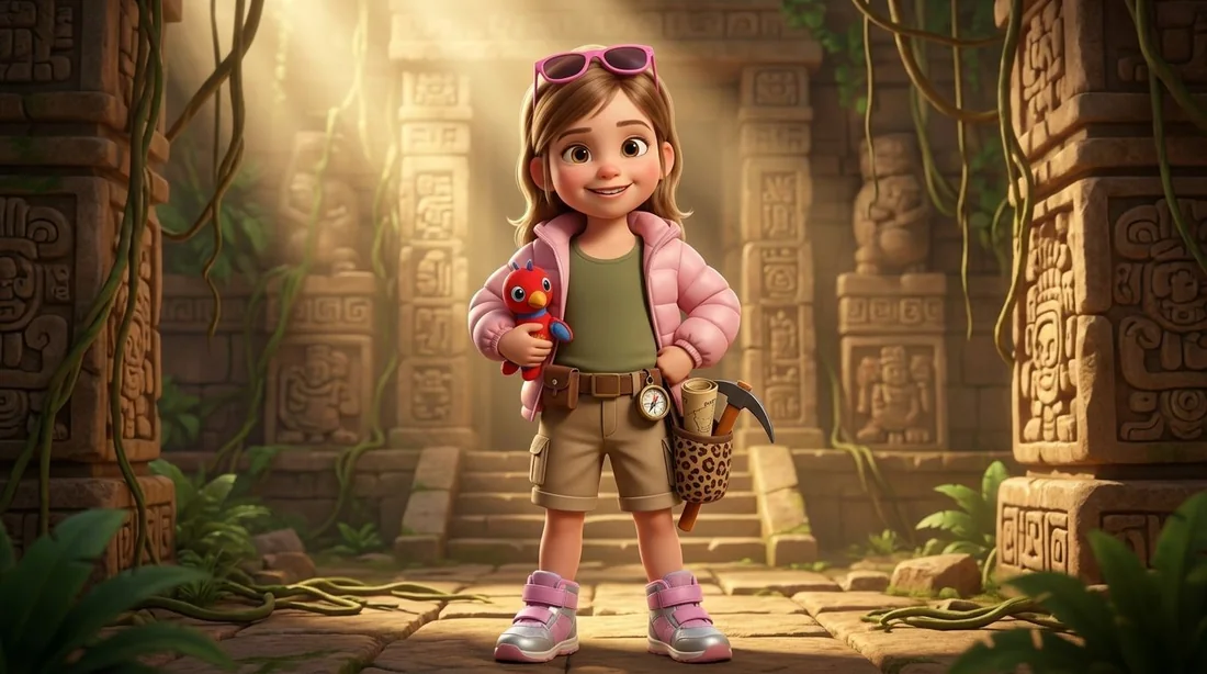 Emma as a ToonBee character
