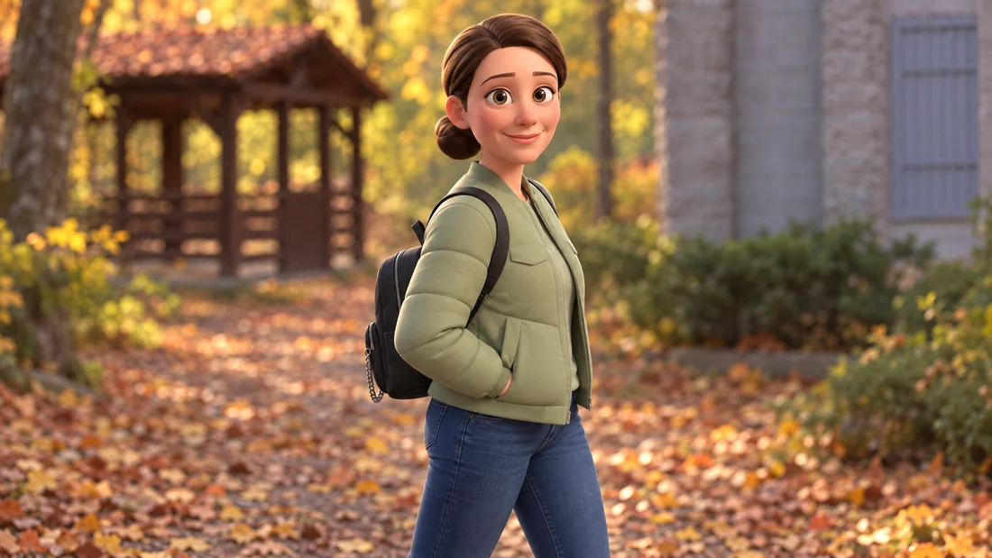Mom as a ToonBee character