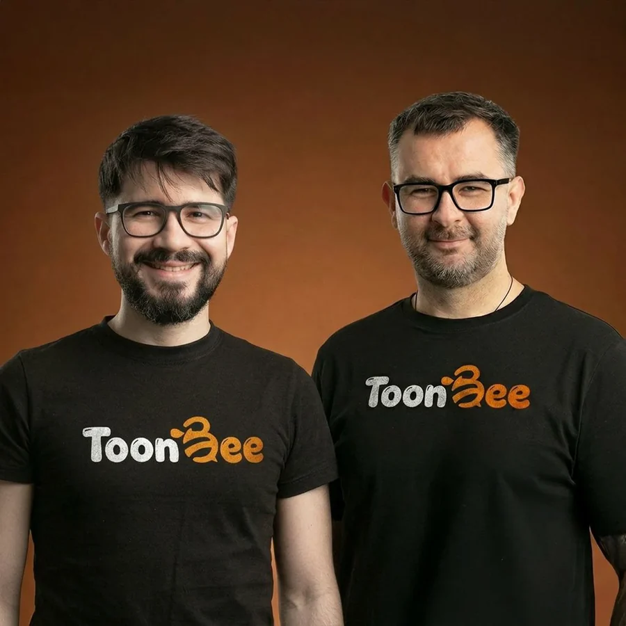 Stoica and Michael from the ToonBee team